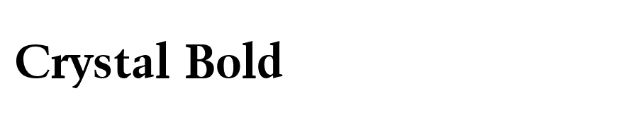 Crystal Bold
