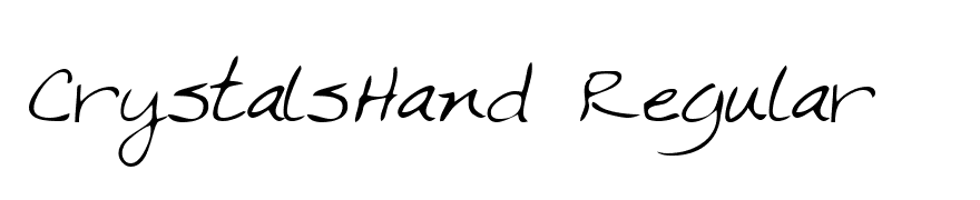 CrystalsHand Regular