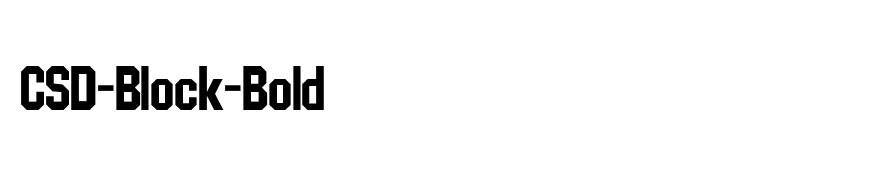 CSD-Block-Bold