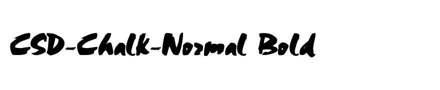CSD-Chalk-Normal Bold