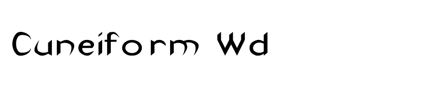 Cuneiform Wd