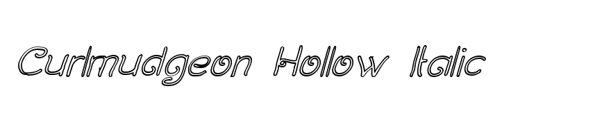 Curlmudgeon Hollow Italic