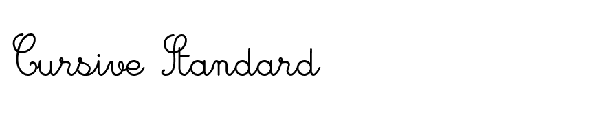 Cursive Standard