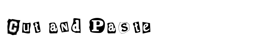Cut and Paste