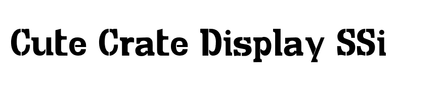 Cute Crate Display SSi