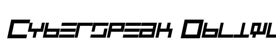Cyberspeak Oblique