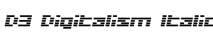 D3 Digitalism Italic