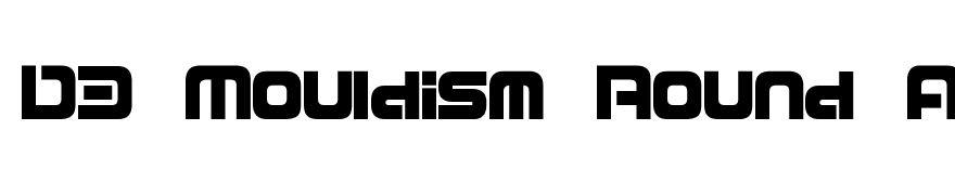 D3 Mouldism Round Alphabet