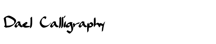 Dael Calligraphy