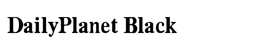 DailyPlanet Black