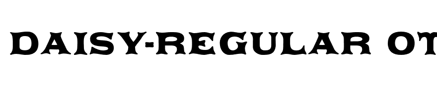Daisy-Regular OTF