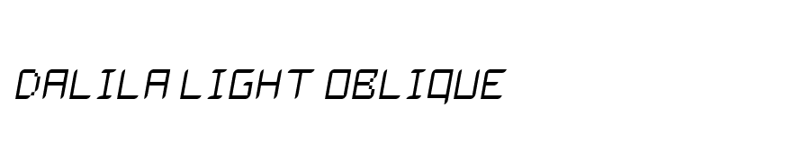 Dalila Light Oblique