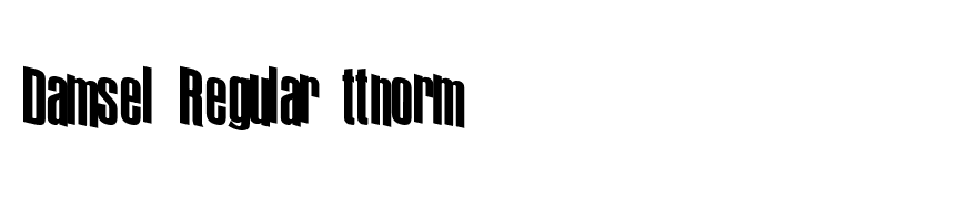 Damsel Regular ttnorm
