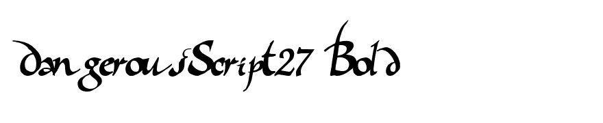 DangerousScript27 Bold