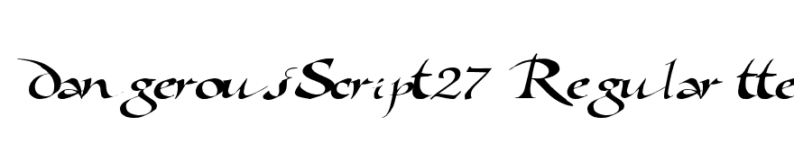 DangerousScript27 Regular ttext