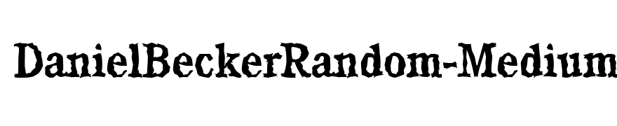DanielBeckerRandom-Medium-Regular