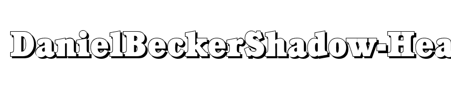 DanielBeckerShadow-Heavy-Regular