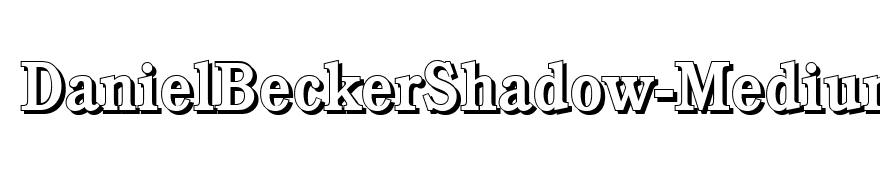 DanielBeckerShadow-Medium-Regular