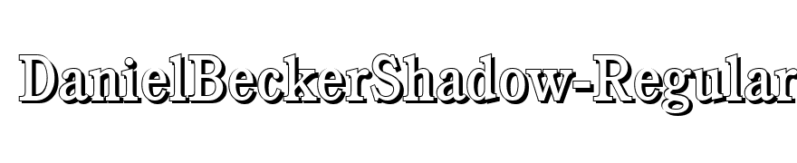 DanielBeckerShadow-Regular