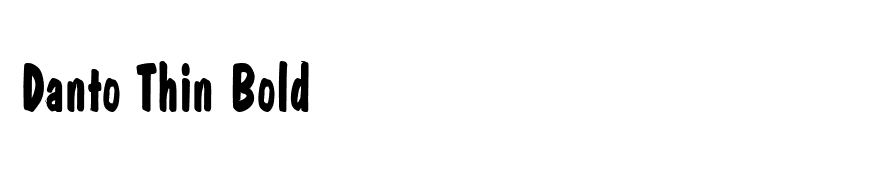Danto Thin Bold
