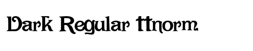 Dark Regular ttnorm