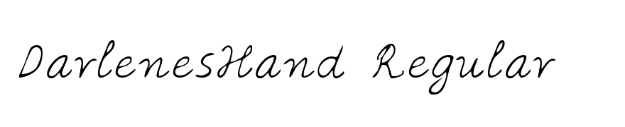 DarlenesHand Regular