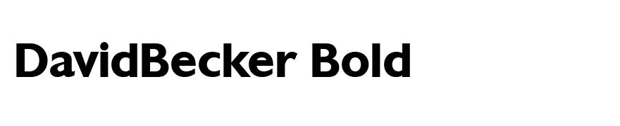 DavidBecker Bold