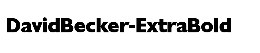 DavidBecker-ExtraBold