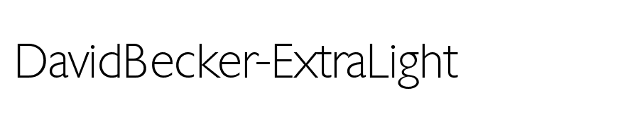 DavidBecker-ExtraLight
