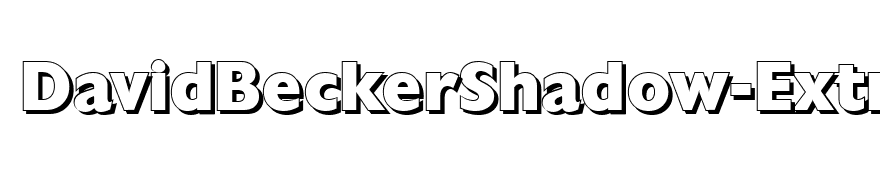 DavidBeckerShadow-ExtraBold-Regular