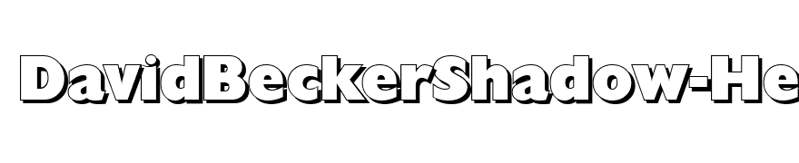 DavidBeckerShadow-Heavy-Regular