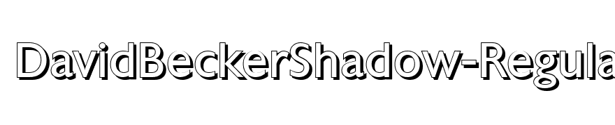 DavidBeckerShadow-Regular