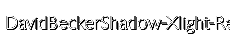 DavidBeckerShadow-Xlight-Regular