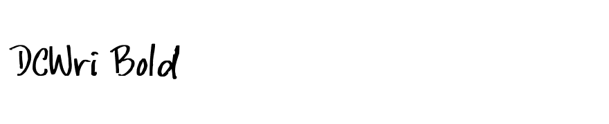DCWri Bold