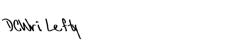 DCWri Lefty