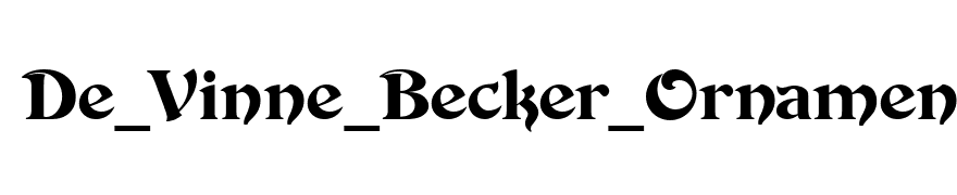 De_Vinne_Becker_Ornament