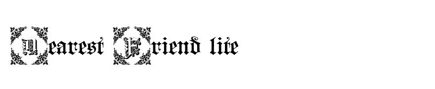Dearest Friend lite