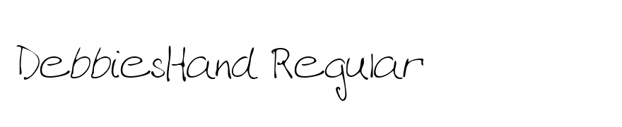 DebbiesHand Regular