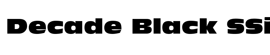 Decade Black SSi Extra Black