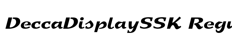 DeccaDisplaySSK Regular