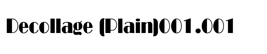 Decollage (Plain)001.001