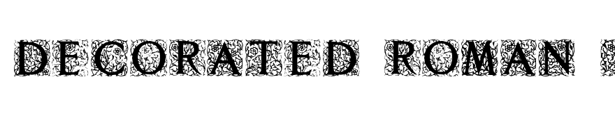 Decorated Roman Initials