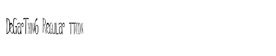 DeGarThin6 Regular ttcon