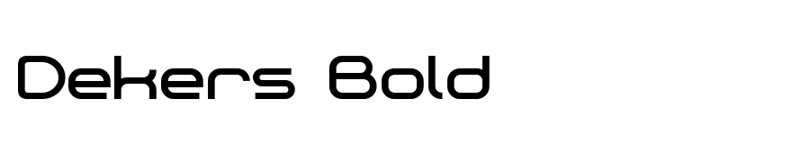 Dekers_Bold