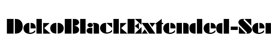 DekoBlackExtended-Serial-Regular