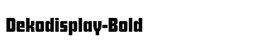Dekodisplay-Bold