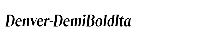 Denver-DemiBoldIta