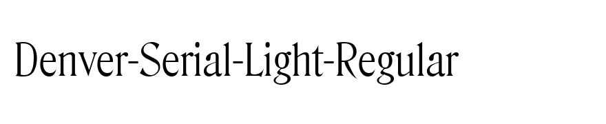 Denver-Serial-Light-Regular