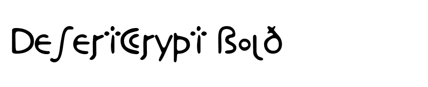 DesertCrypt Bold