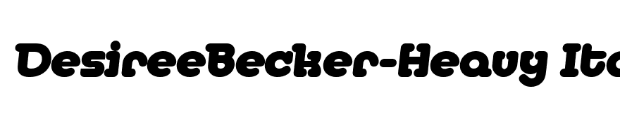 DesireeBecker-Heavy Italic